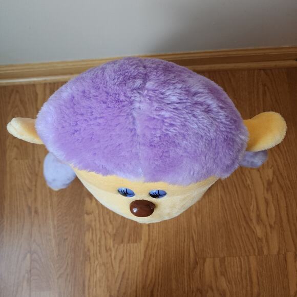 Vintage Union Toy Plush Monkey Purple 18" Stuffed Animal 1982 - Picture 7 of 11